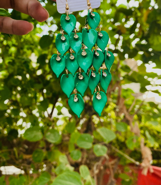 Gilde Green Super Premium Stainless Steel Earrings | GILDE JEWELS