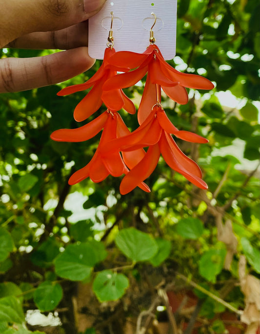 Red Premium Stainless Steel Earrings | GILDE JEWELS