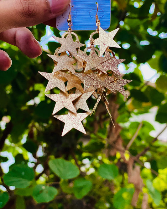 Star Premium Stainless Steel Earrings | GILDE JEWELS