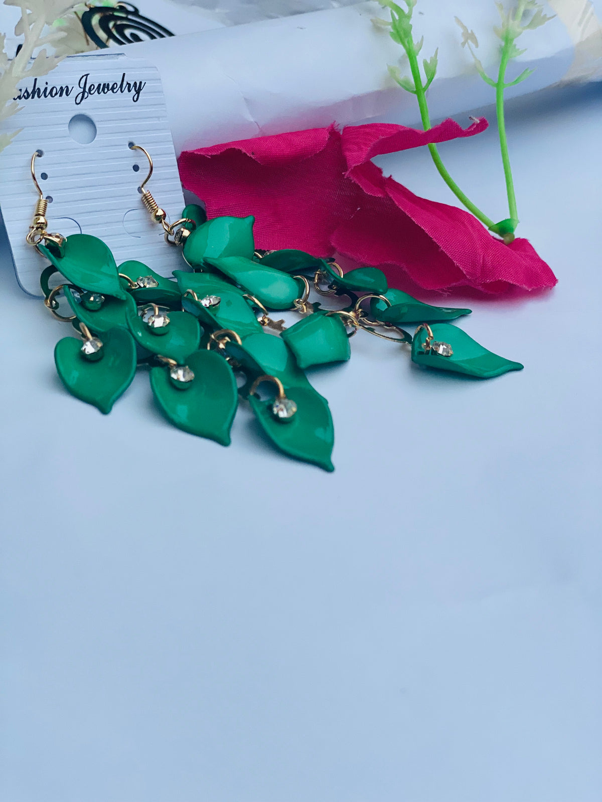 Gilde Green Super Premium Stainless Steel Earrings | GILDE JEWELS
