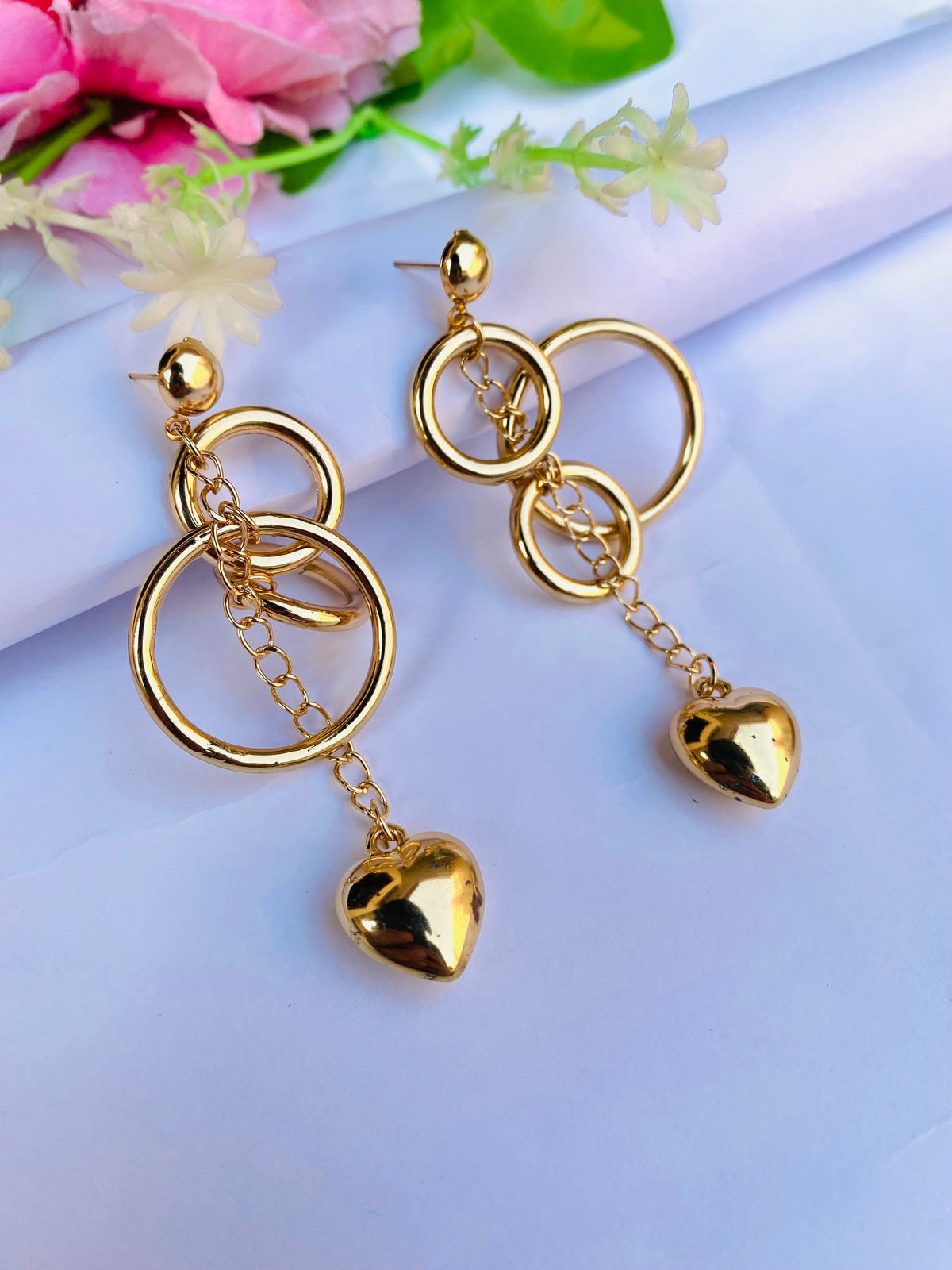Heart Premium Stainless Steel Earrings | GILDE JEWELS